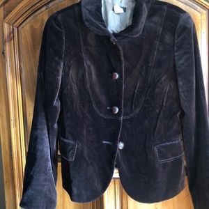 JCrew velvet jacket